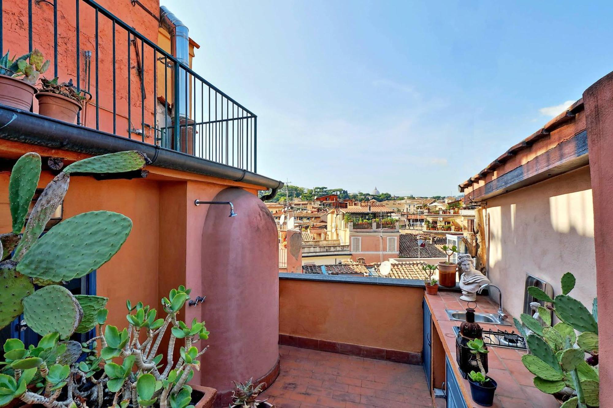 Апартаменты Vicolo Del Cinque Penthouse | Romeloft Экстерьер фото